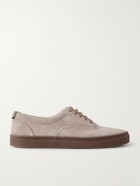 Brunello Cucinelli - Suede Sneakers - Brown