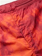 Acne Studios - Ripley Wide-Leg Tie-Dyed Nylon Shorts - Red