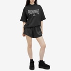 Palm Angels Women's Label Boxer Shorts in Black