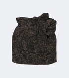Magda Butrym Wool and cashmere-blend bouclé miniskirt