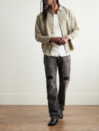 John Elliott - Cloak Checked Woven Shirt - Neutrals