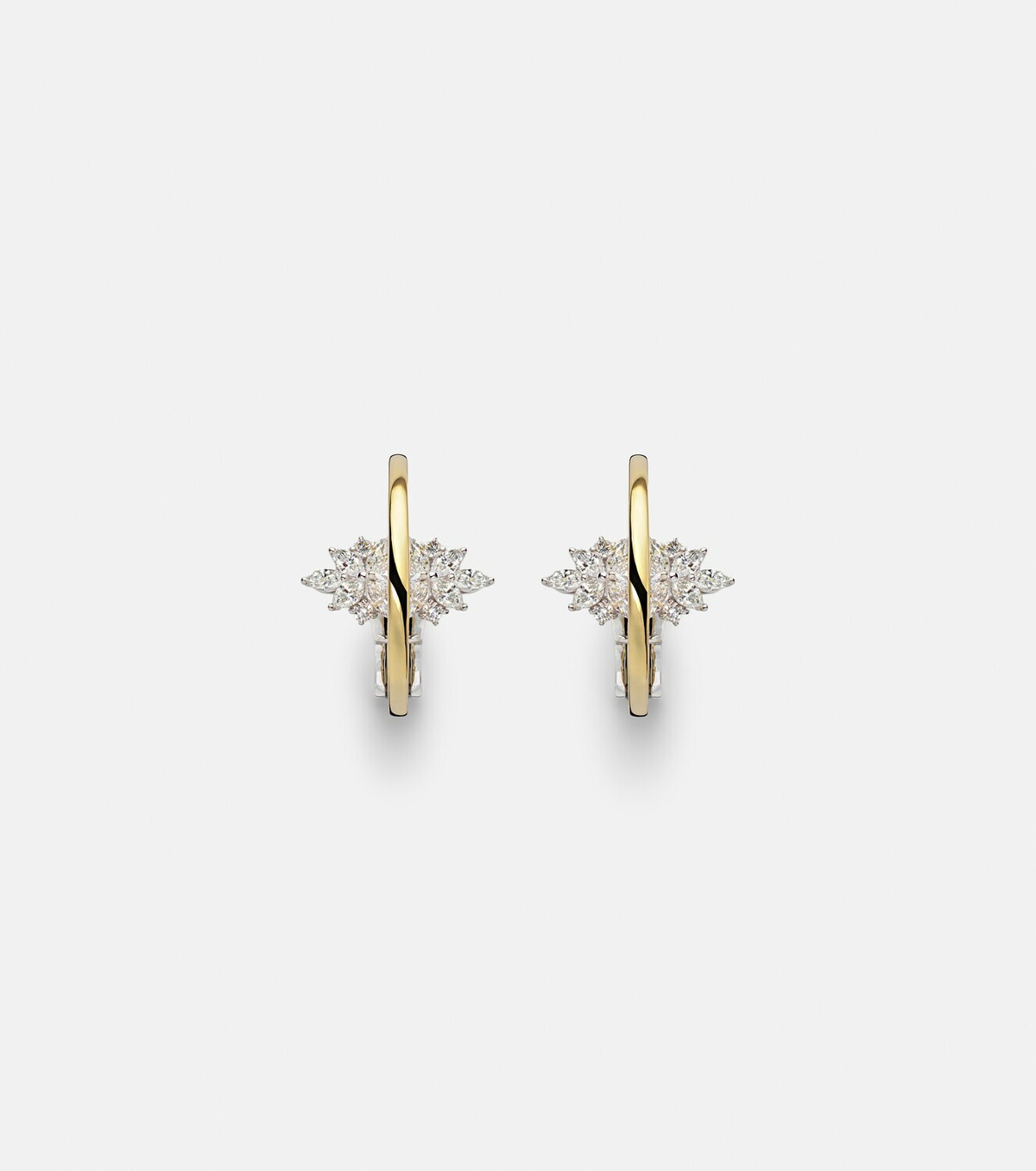 Yeprem Golden Strada 18kt gold clip-on earring with diamonds