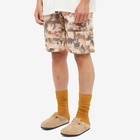 Isabel Marant Men's Enory Camo Combat Short in Camel