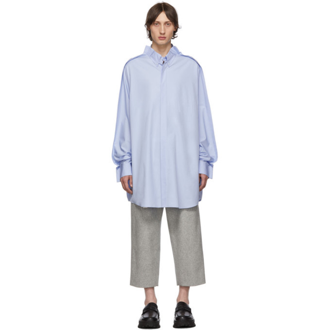 Photo: Maison Margiela Blue Long Shirt