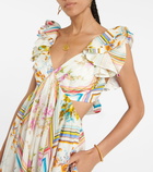 Zimmermann Halcyon floral silk maxi dress