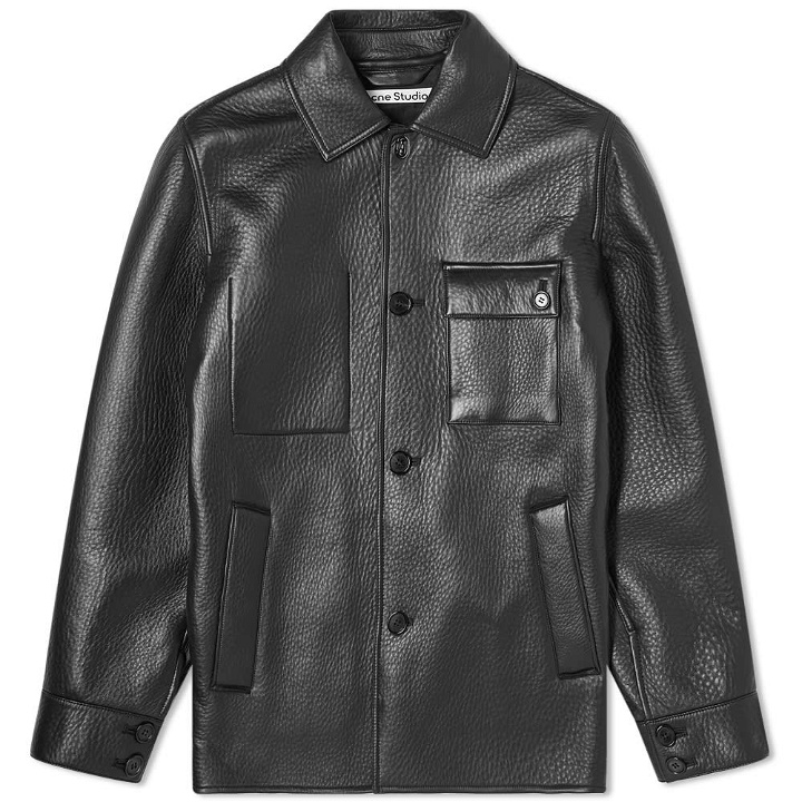 Photo: Acne Studios Lopris Bonded Leather Jacket