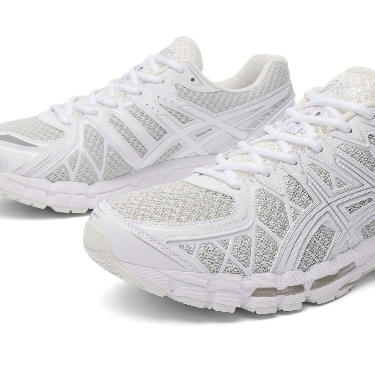 Asics Men's GEL-KAYANO 20 Sneaker in Glacier Grey/White