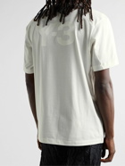 Y-3 - Logo-Print Cotton-Jersey T-Shirt - White