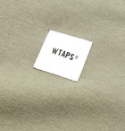 WTAPS - Logo-Appliquéd Fleece-Back Cotton-Jersey Sweatshirt - Gray