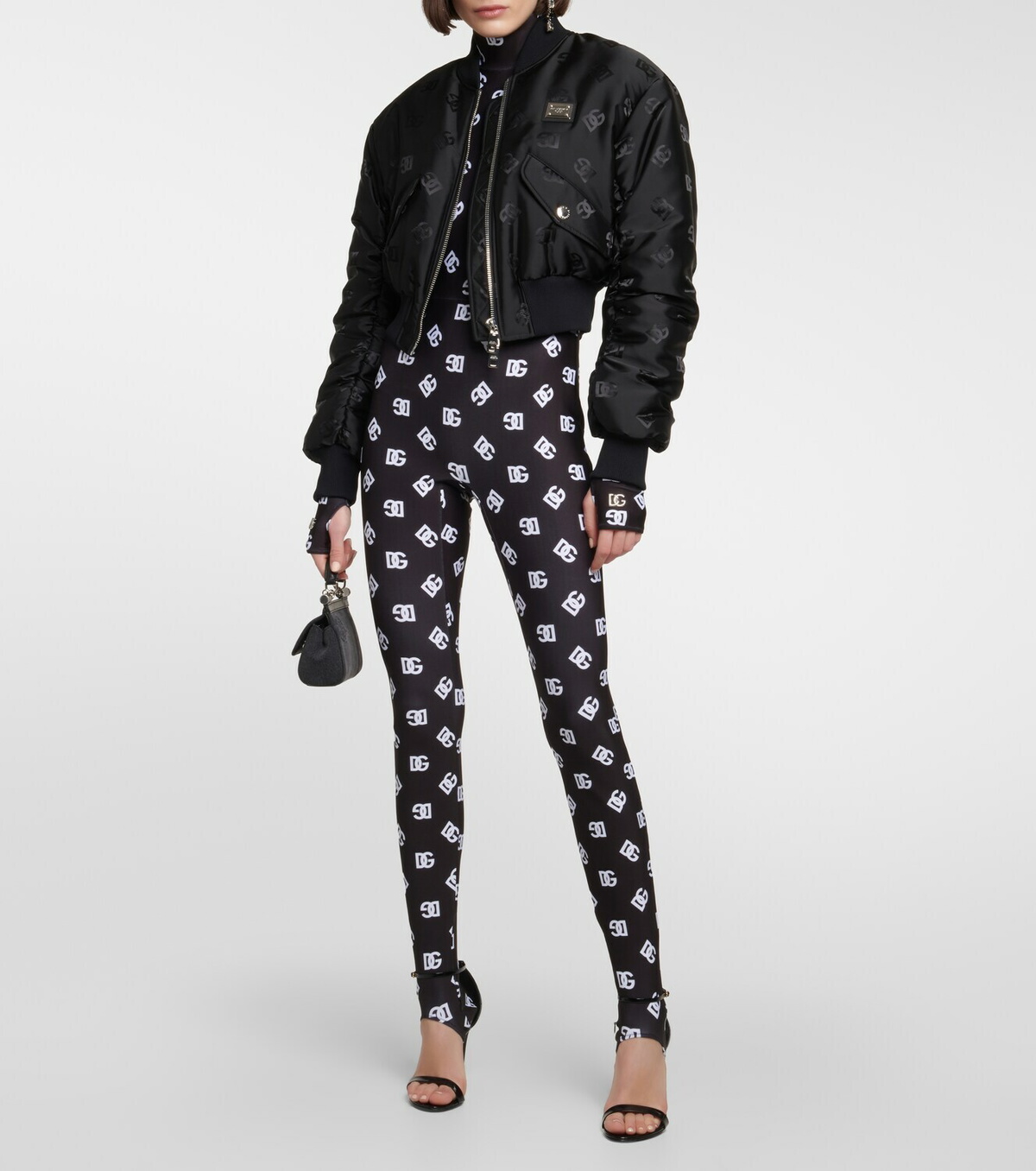 Dolce&Gabbana - Logo printed jersey jumpsuit