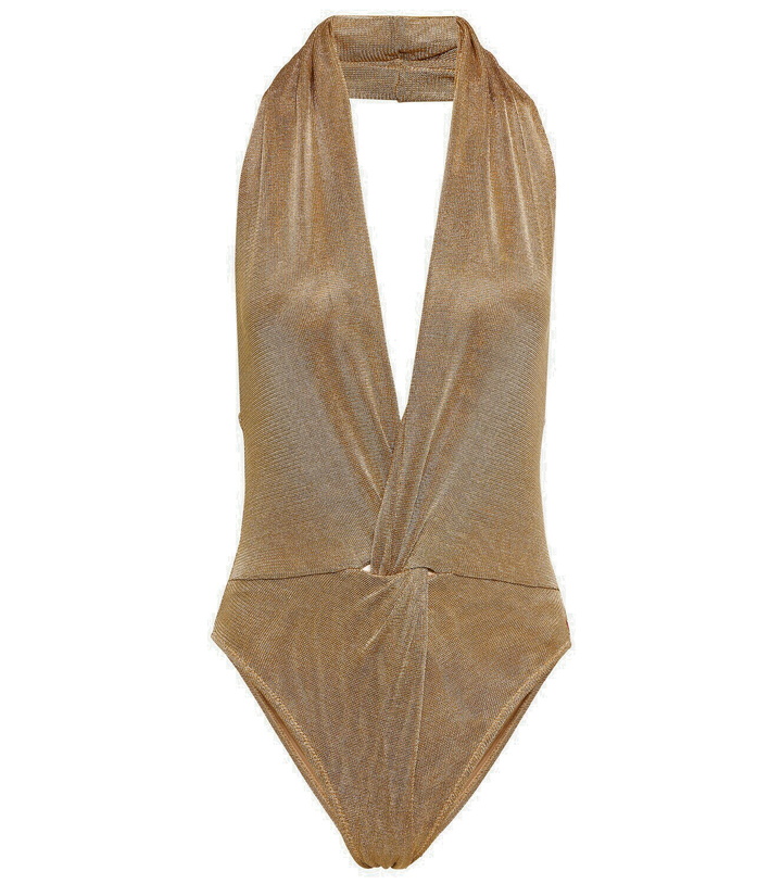 Photo: Costarellos Gathered bodysuit