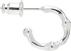 TAKAHIROMIYASHITA TheSoloist. Silver Bone Shaped S Single Earring