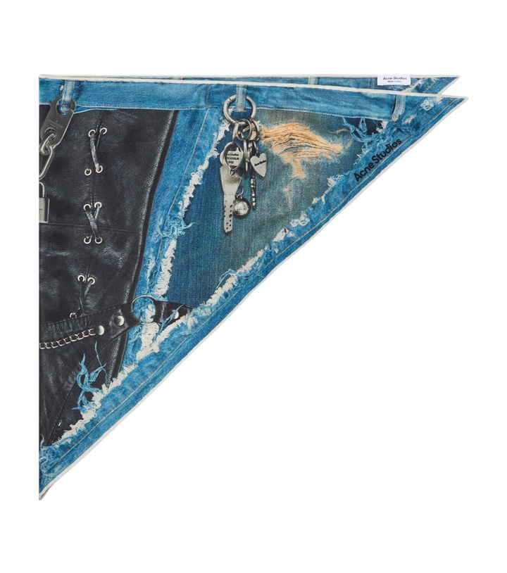 Photo: Acne Studios Trompe l'œil silk scarf