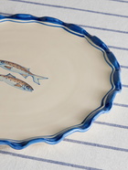 The Conran Shop - Cena Fish Painted Stoneware Platter, 29cm