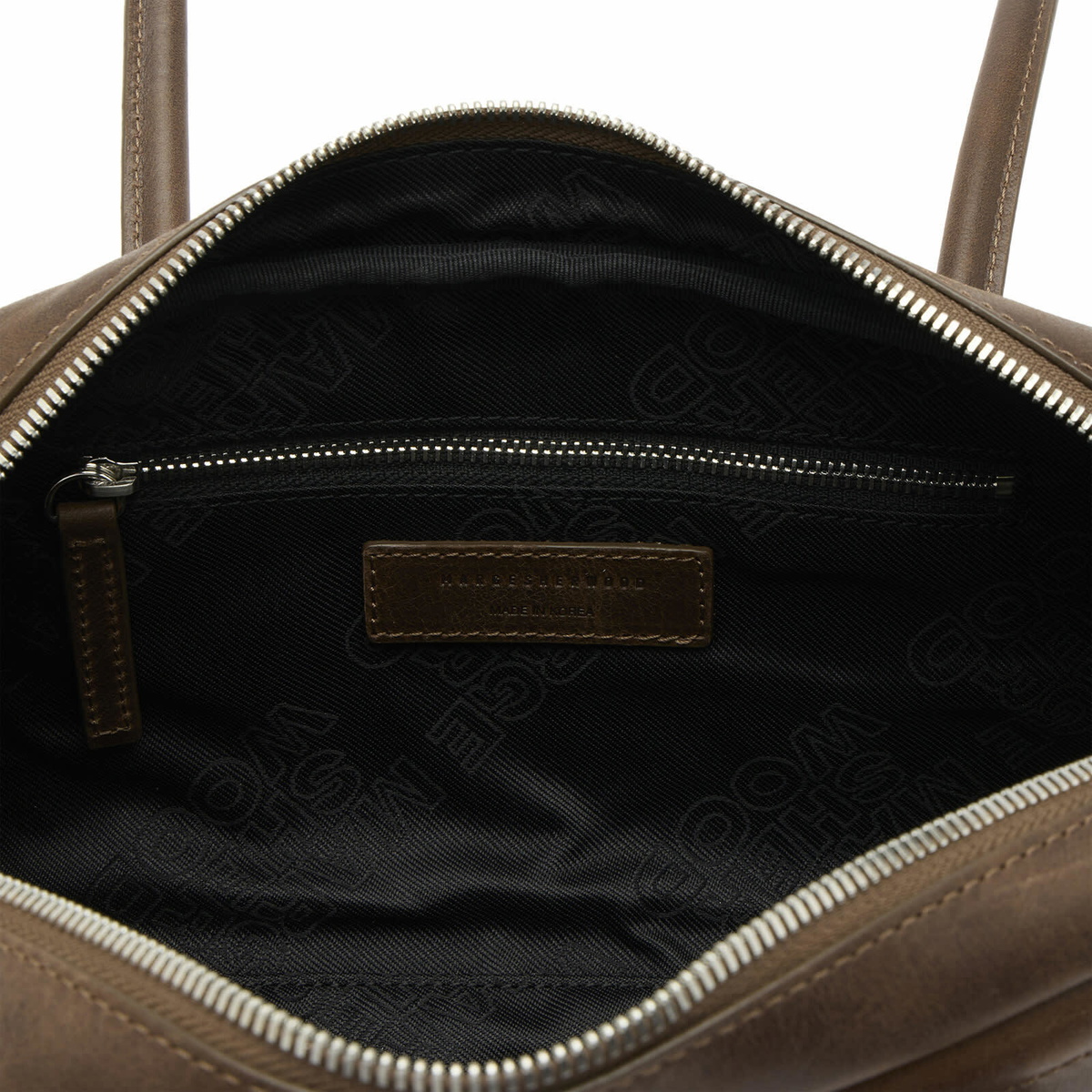 MARGESHERWOOD Women's Soft Boston EW Bag in Washed Brown Pull-Up 