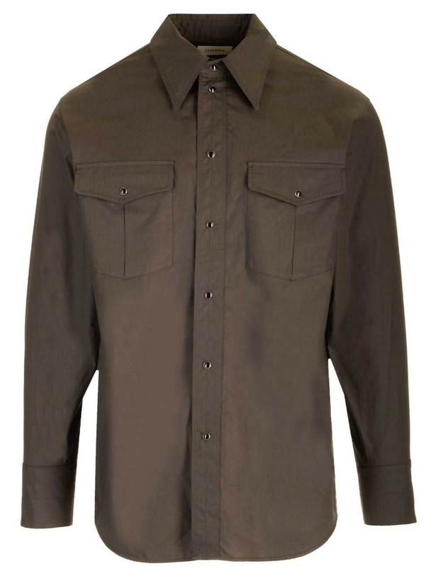 Photo: Lemaire Western Shirt With Snap Buttons