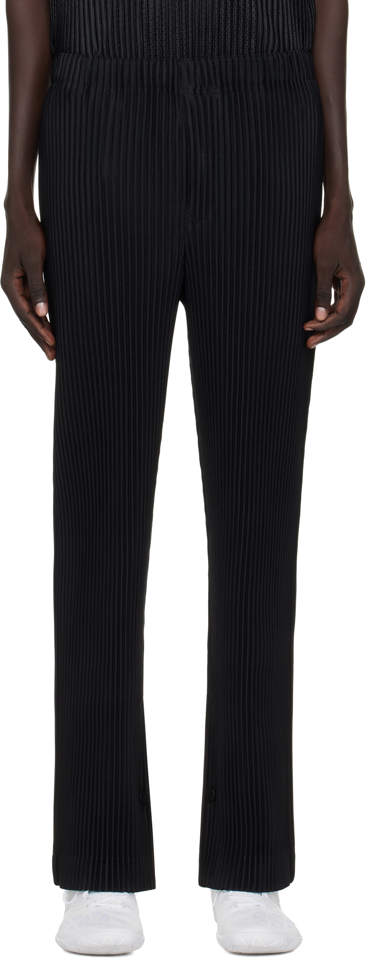 HOMME PLISSÉ ISSEY MIYAKE Black Monthly Color June Trousers Homme