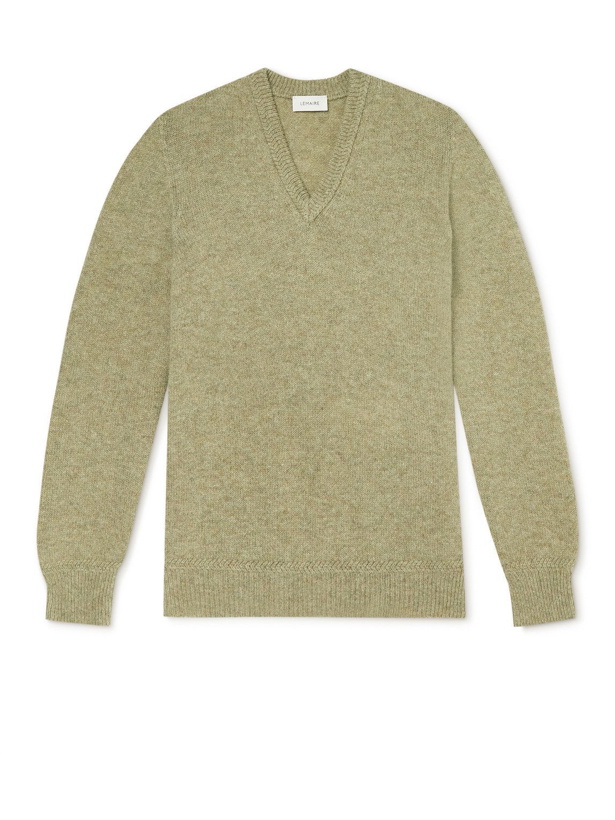 Photo: Lemaire - Shetland Wool Sweater - Green