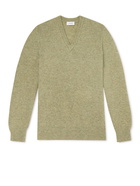 Lemaire - Shetland Wool Sweater - Green