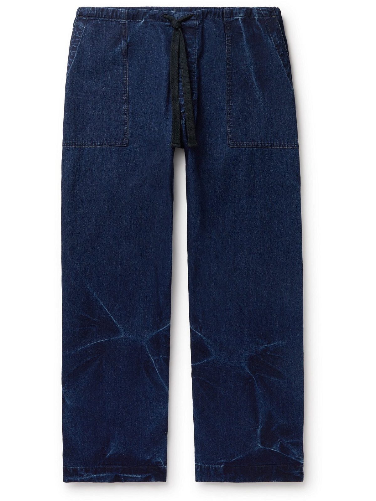 Photo: CHIMALA - Cotton Drawstring Trousers - Blue