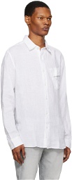 Belstaff White Pitch Long Sleeve Shirt