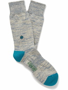 Anonymous ism - GOHEMP Embroidered Ribbed-Knit Socks