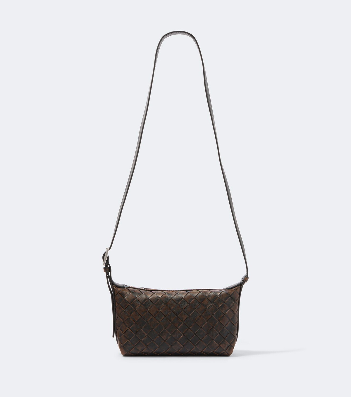 Bottega Veneta Traveler Intrecciato leather phone pouch