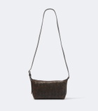 Bottega Veneta Traveler Intrecciato leather phone pouch