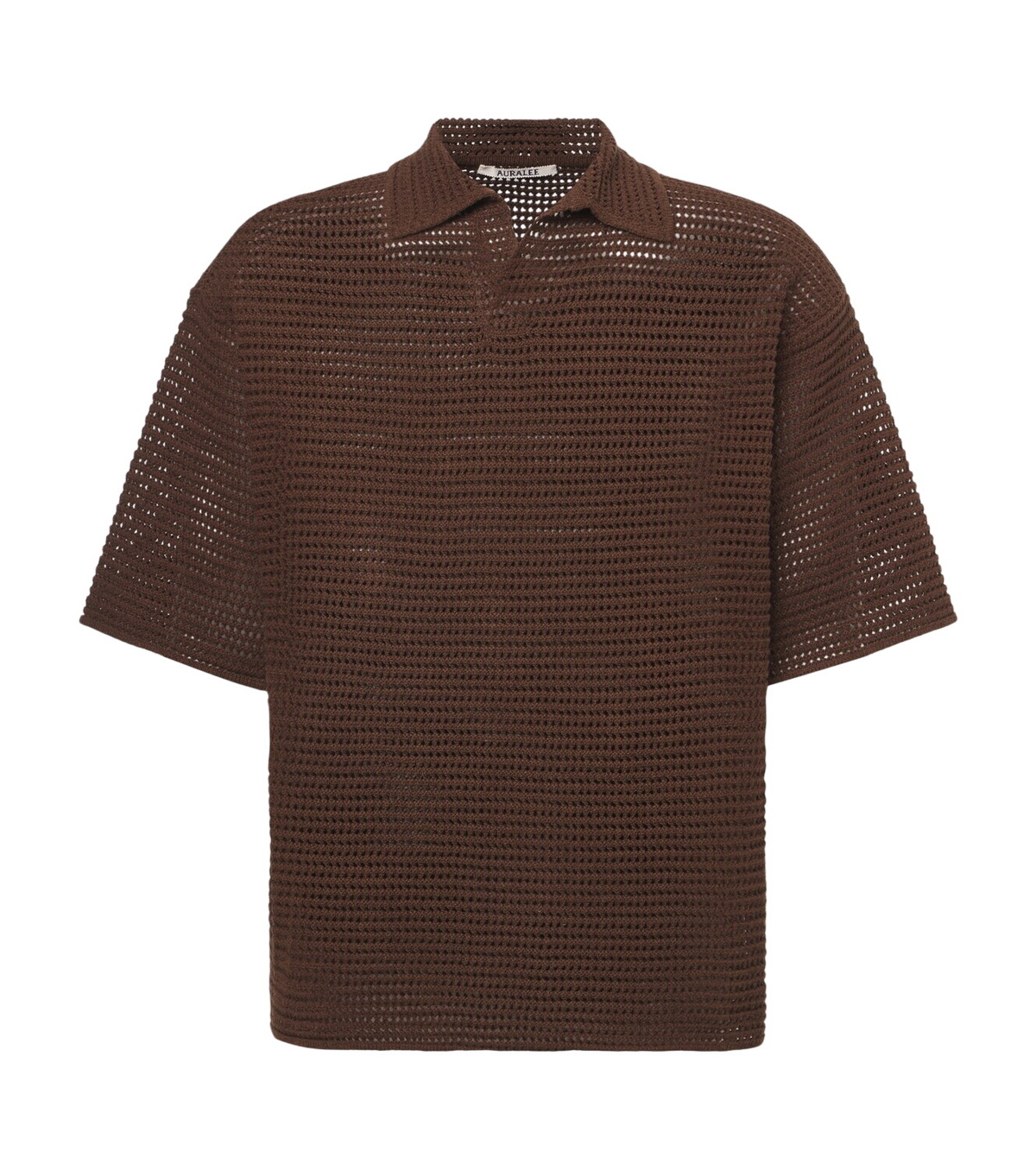 Auralee Cotton piqué polo shirt Auralee
