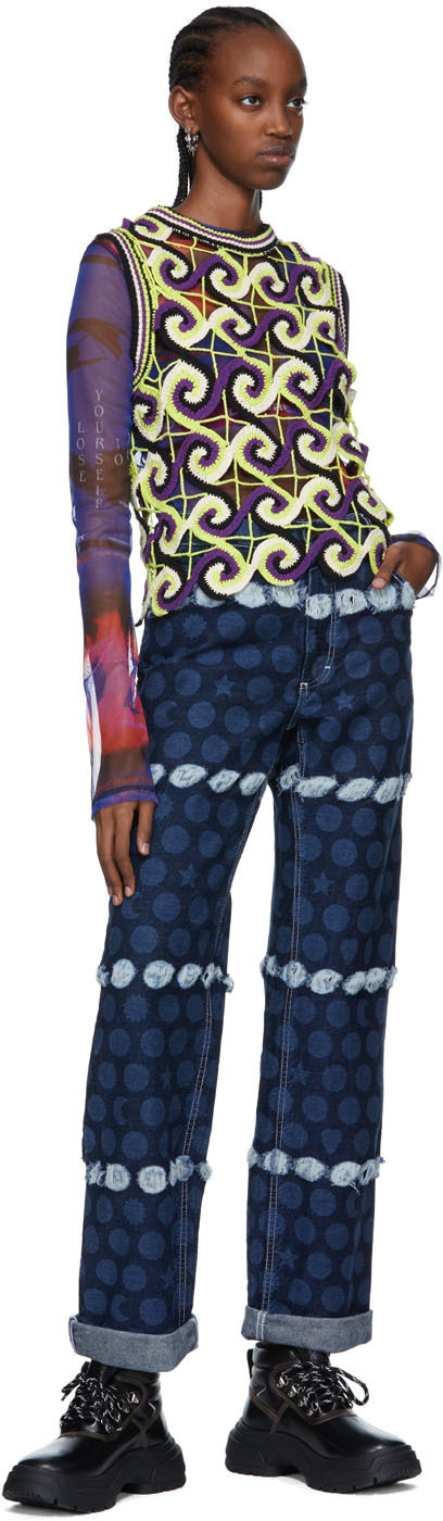 Charles Jeffrey LOVERBOY Multicolor Cotton Vest