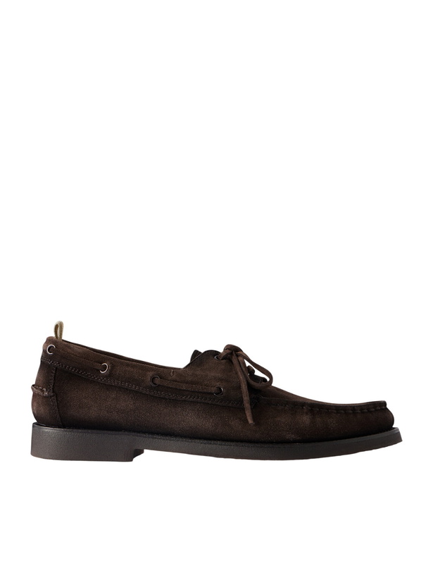 Photo: Officine Creative - Balfron 002 Suede Boat Shoes - Brown
