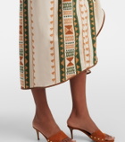 Johanna Ortiz Centro Del Cielo printed cotton midi dress