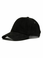 PAUL SMITH - Suede Leather Baseball Cap