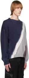 NOMA t.d. Navy & Gray Twist Sweatshirt