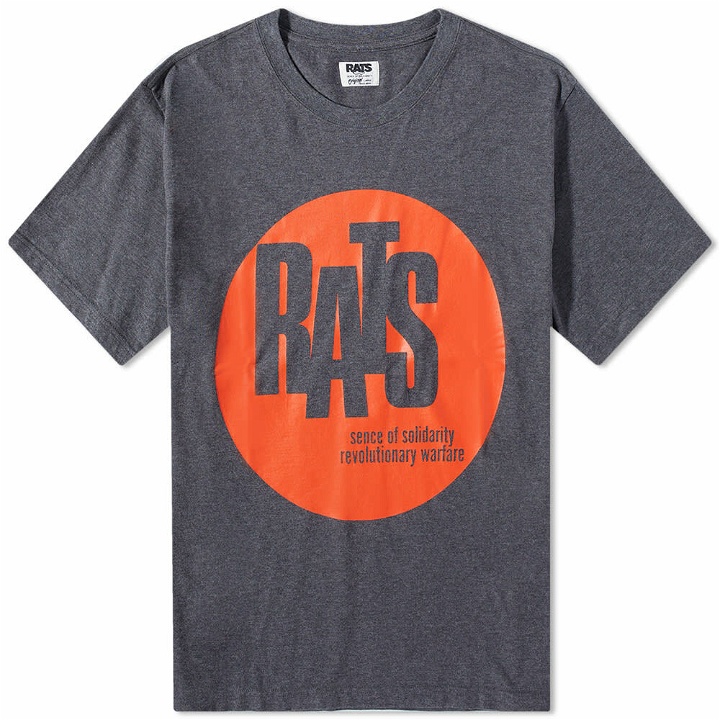Photo: Rats Men's Colored Ball T-Shirt in Grey