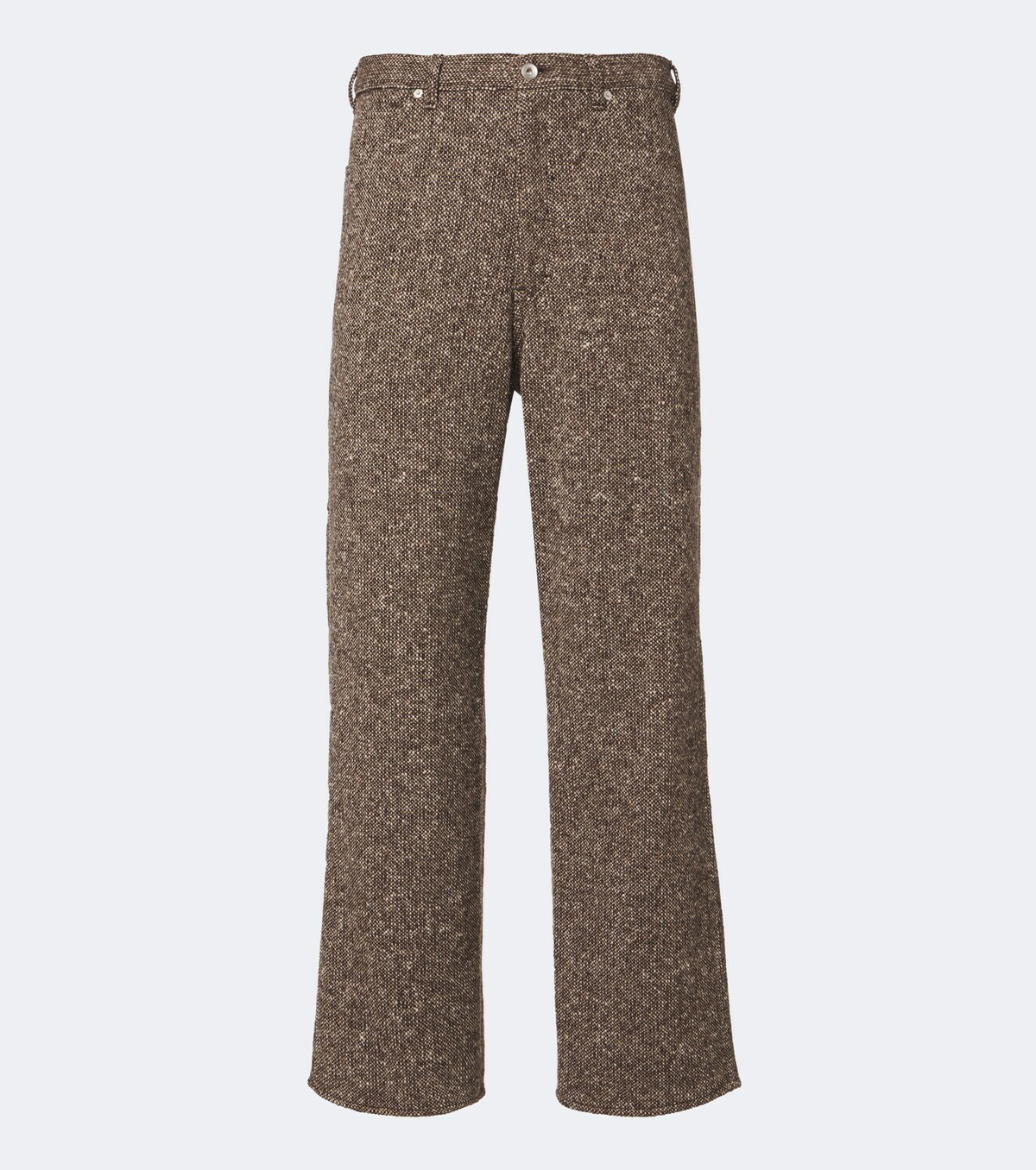 Auralee Wool tweed wide-leg pants