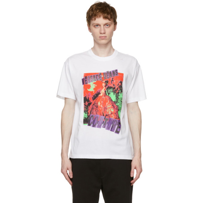 Photo: Versace Jeans Couture White Graphic T-Shirt