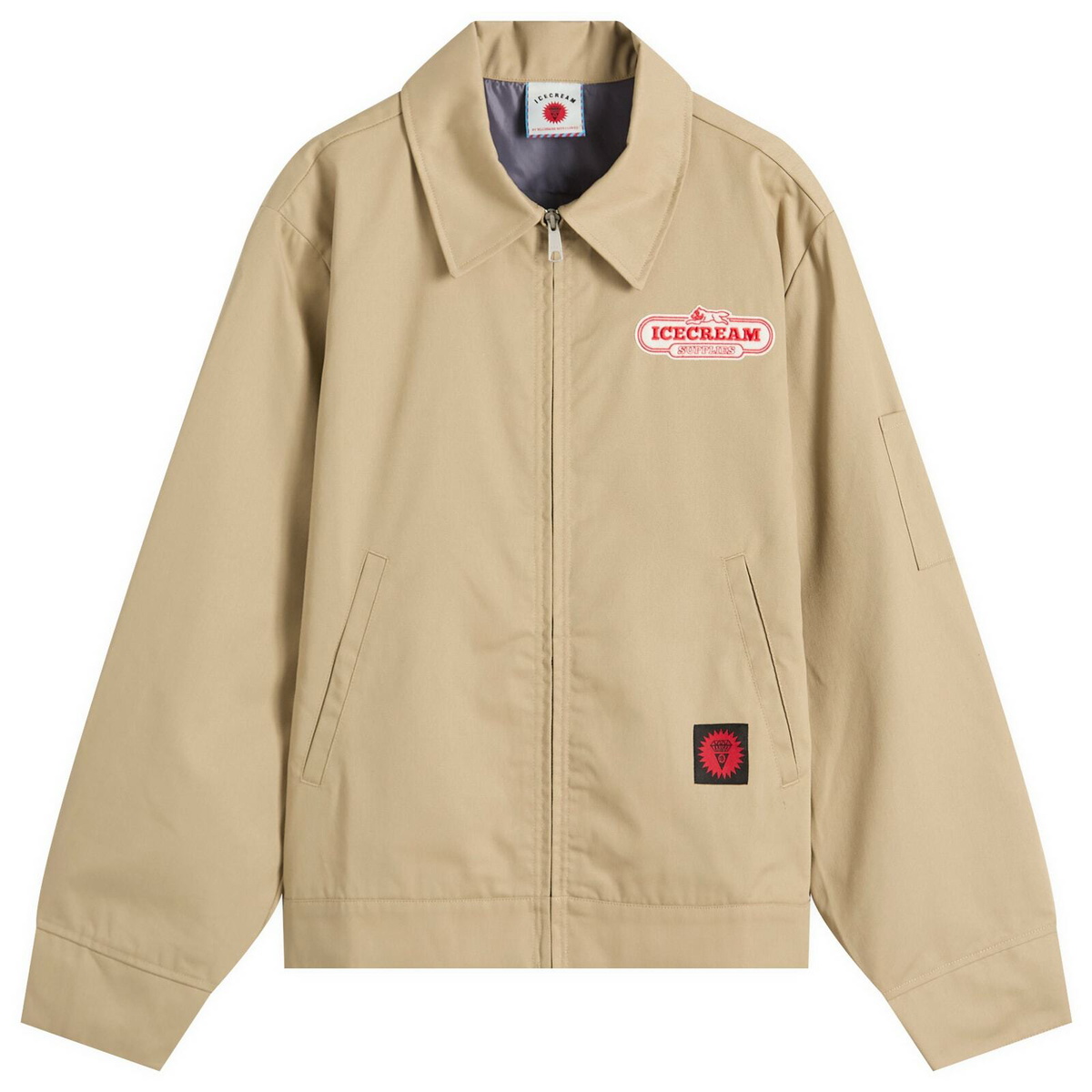 ICECREAM Men's IC Supplies Work Jacket in Brown