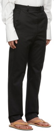 Carlota Barrera Black Slim Trousers