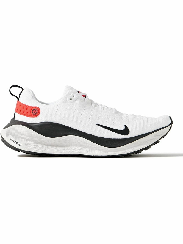 Photo: Nike Running - React Infinity Run 4 Flyknit Sneakers - White