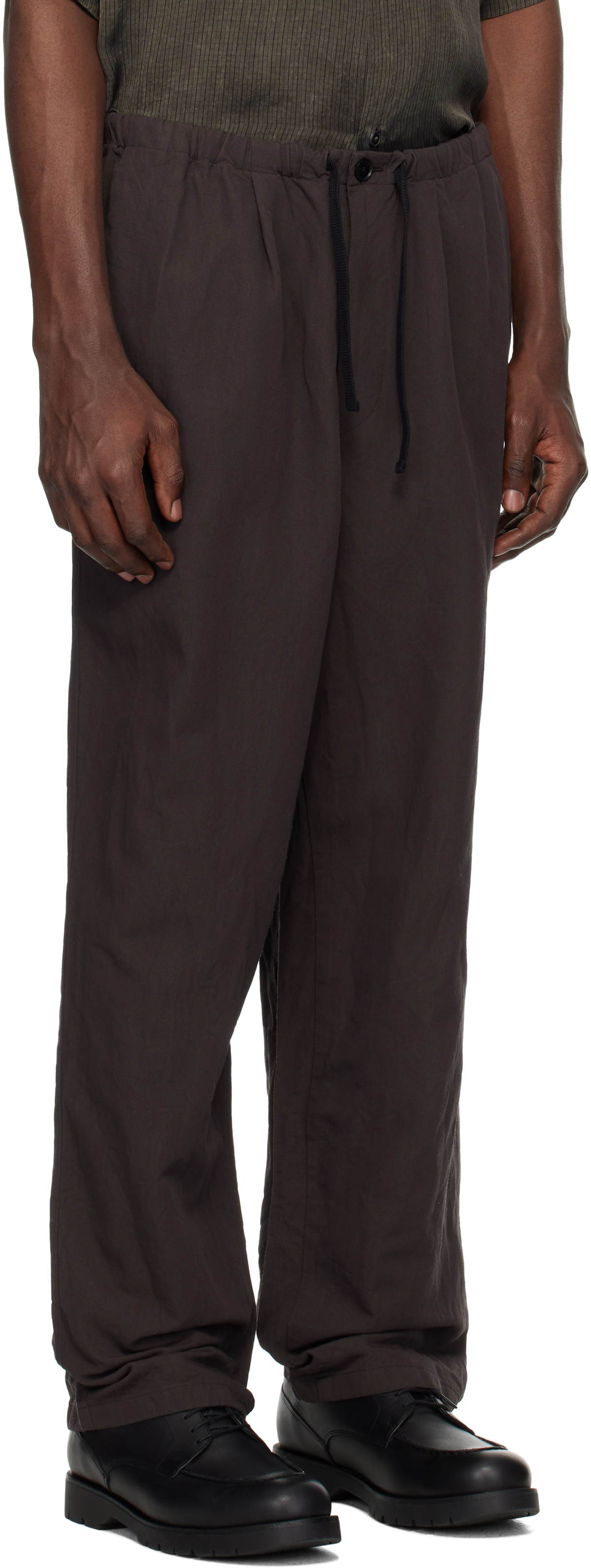 KAPTAIN SUNSHINE Black Walk Easy Trousers Kaptain Sunshine