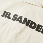 Jil Sander Logo Canvas Overshirt