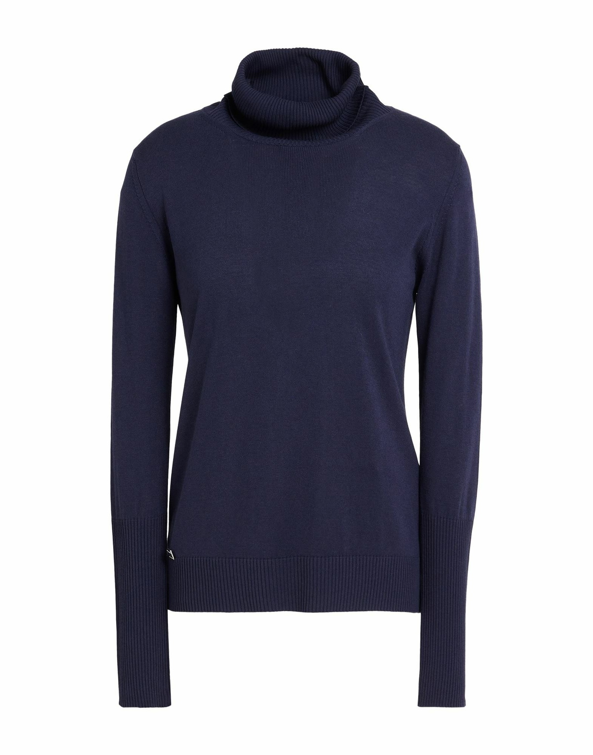 Manila Grace Womens Turtleneck Midnight in Blue
