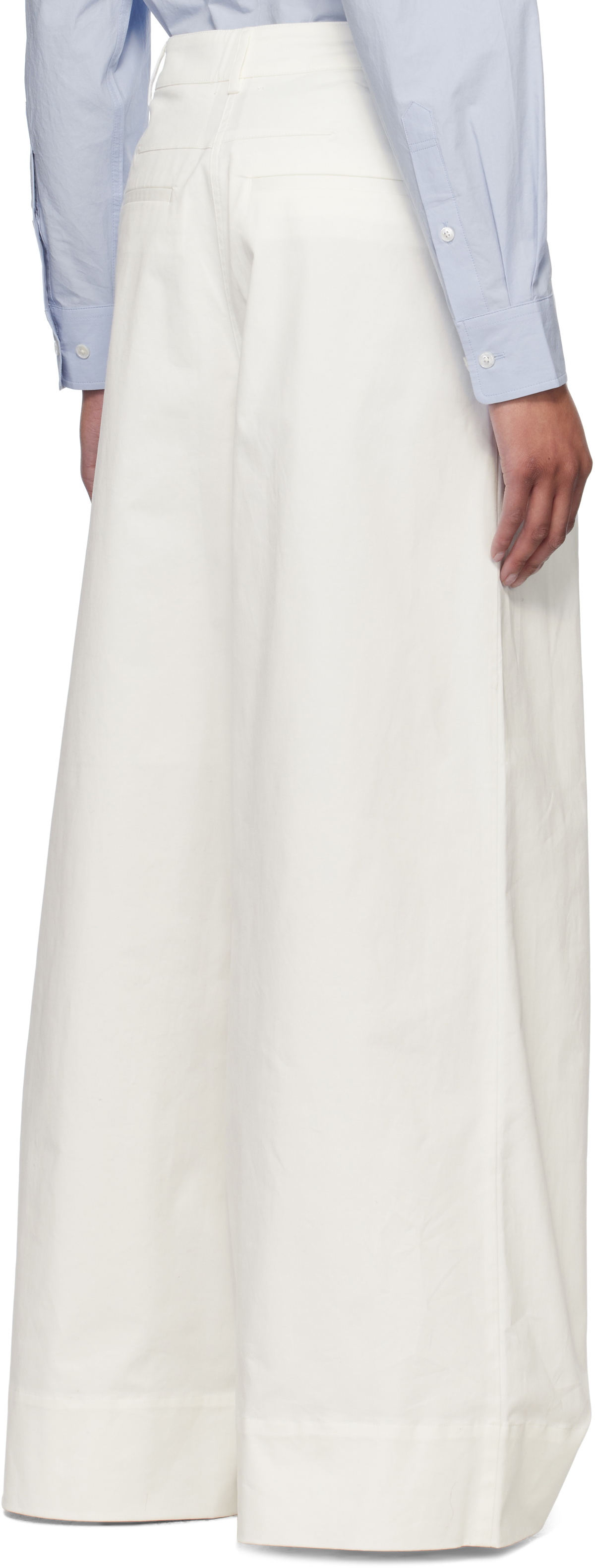 The Garment White Avelino Trousers