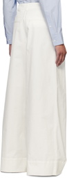 The Garment White Avelino Trousers