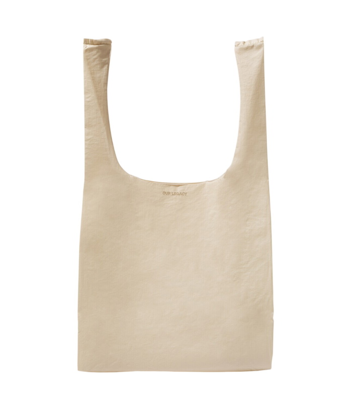 Photo: Our Legacy Logo embroidered shopper