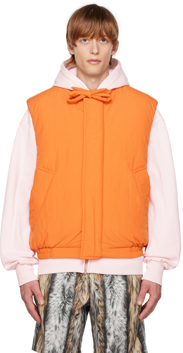 Photo: Acne Studios Orange Padded Vest