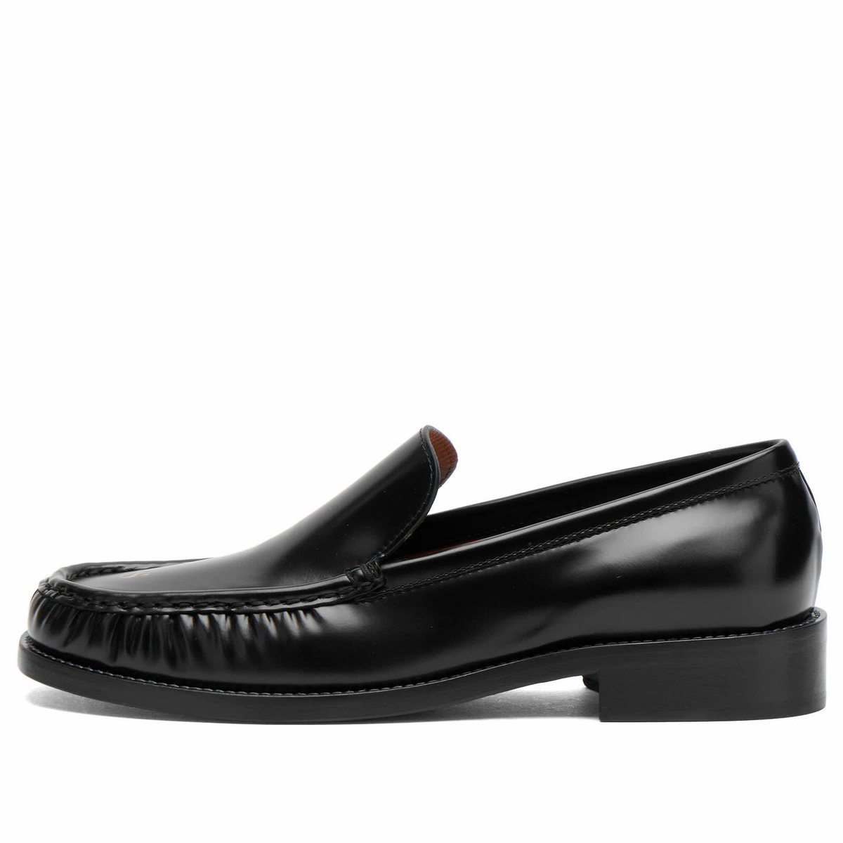 Acne Studios Women's Leather Loafers in Black