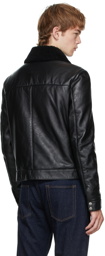 Saint Laurent Black Shearling Jacket