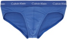 Calvin Klein Underwear Three-Pack Blue & Black Briefs